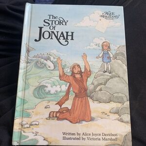 Vintage Book THE STORY OF JONAH 1984 Religious ALICE IN BIBLELAND STORYBOOK New